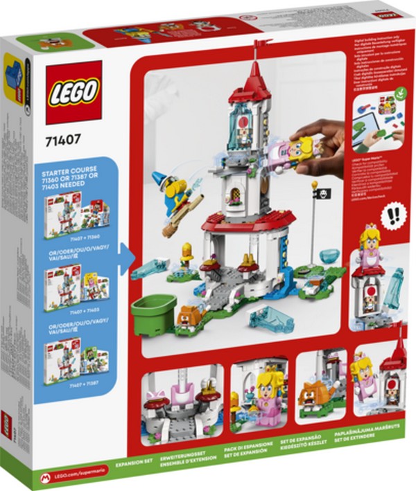 LEGO Super Mario 71407 Peach macskajelmez és befagyott torony kiegészítő szett